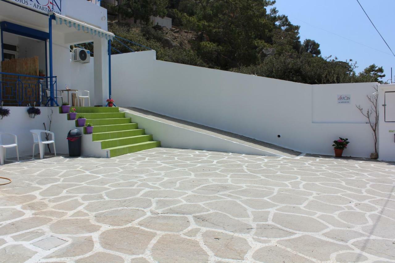 Aaron Studios Apartments Agia Fotia  Dış mekan fotoğraf